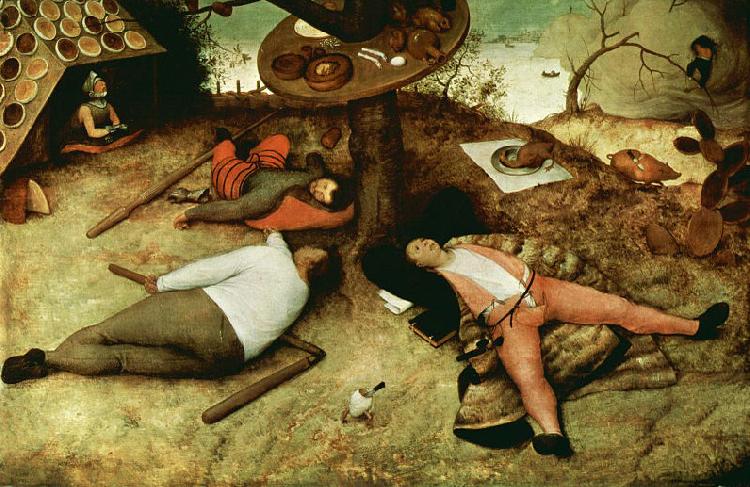 Pieter Bruegel the Elder Das Schlaraffenland